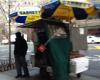 Hot Dog Cart At South End Ave