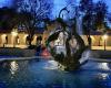 The Fountain at the Stanford Bookstore