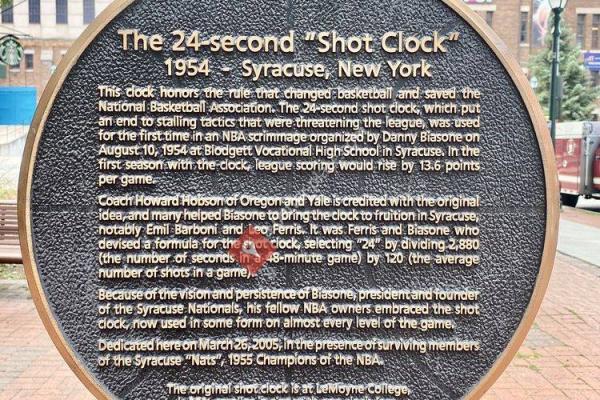 24-Second Shot Clock monument