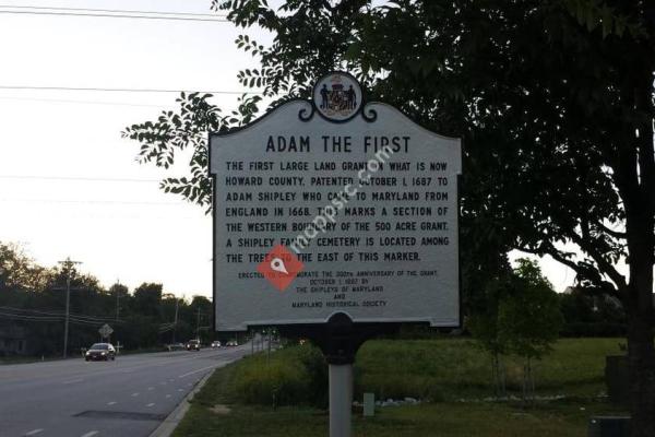 Adam the First Historical Marker
