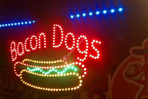 Alex Bacon Dog Stand