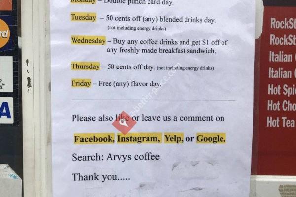 Arvy's Coffee