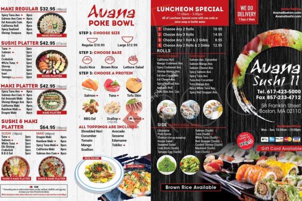 Avana Sushi 2