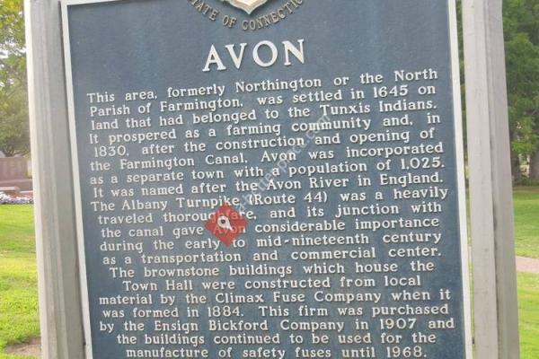 Avon Historical Marker