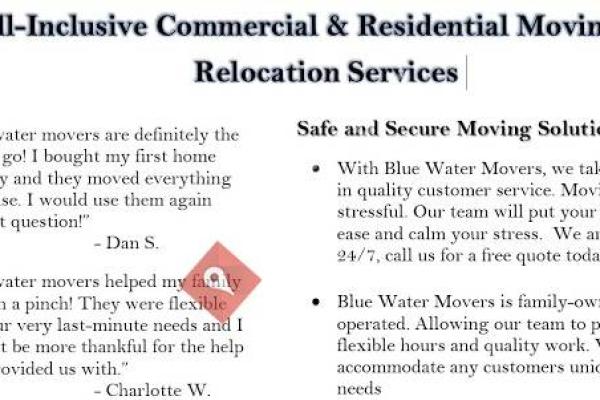 Blue Water Movers, LLC