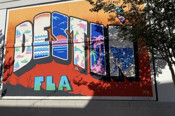 Greetings From Destin Mural