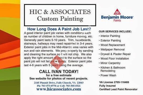 HIC & Associates Custom Painting