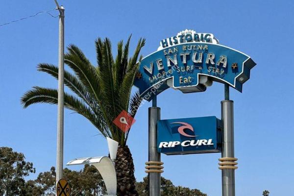 Historic San Buena Ventura Sign