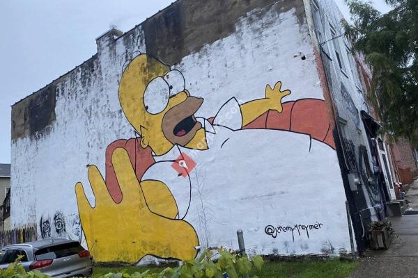 Homer Simpson Mural