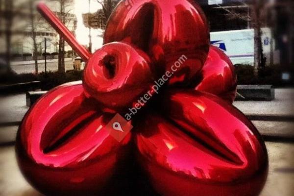 Jeff Koons' Balloon Flower Sculpture at WTC