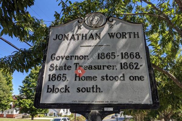 Jonathan Worth Historical Marker