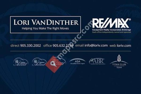 Lori VanDinther - RE/MAX Escarpment Realty Inc., Brokerage