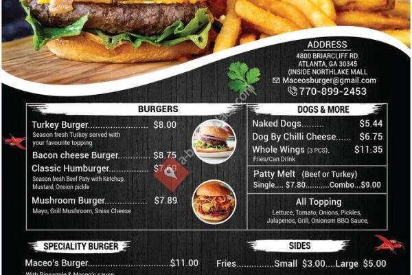 Maceo’s Burger