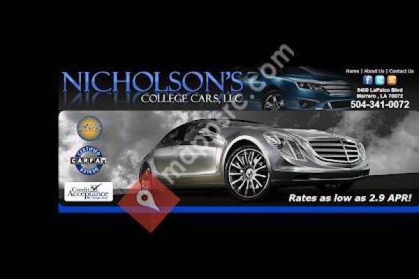 Nicholson's College Cars LLC