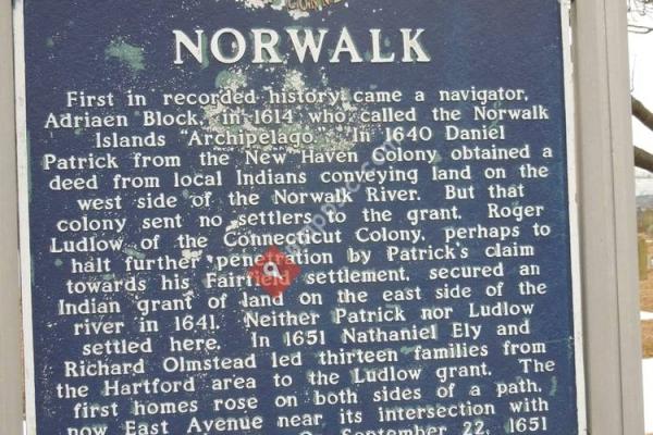Norwalk Historical Marker