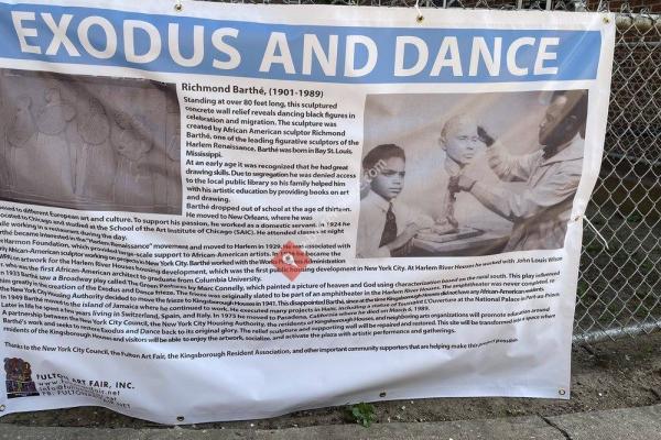 Richmond Barthé Frieze: Exodus and Dance