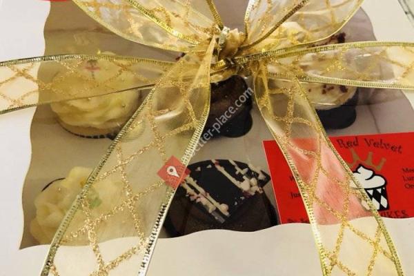 Royal Red Velvet Cupcakes