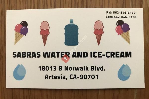 Sabras Water and Ice Cream