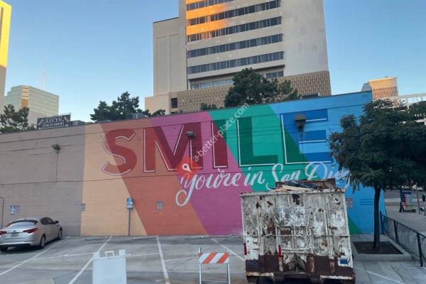 San Diego Tourism Smile Mural