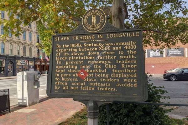 Slave Trading in Louisville Historical Marker