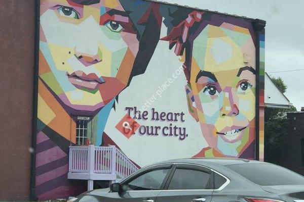 The heart of our city mural