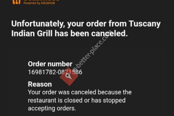 Tuscany Indian Grill