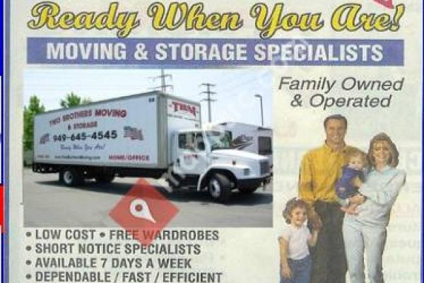 Two Brothers Moving | Orange County Moving & Storage