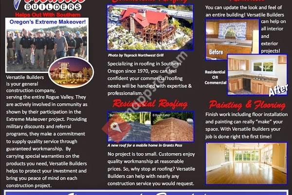 Versatile Builders, Jerry's Roofing & Church Roofing