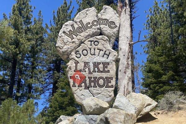 Welcome to South Lake Tahoe Sign