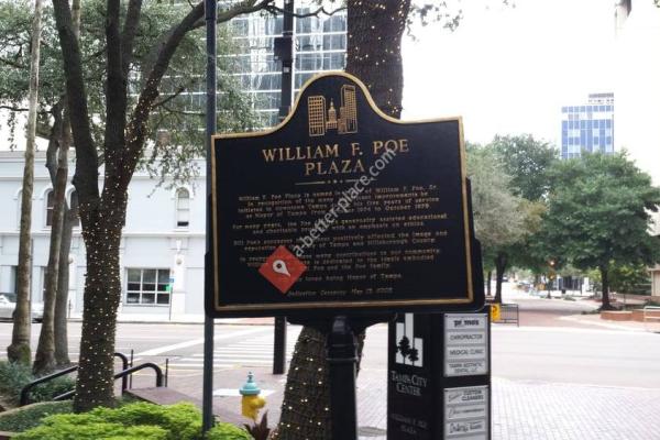 William F. Poe Plaza Historical Marker