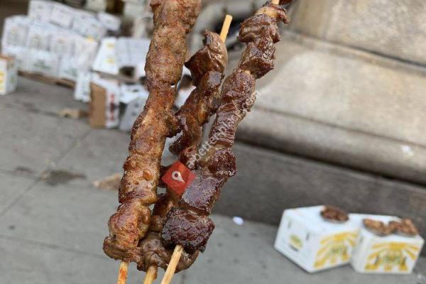 Young Xinjiang BBQ Cart